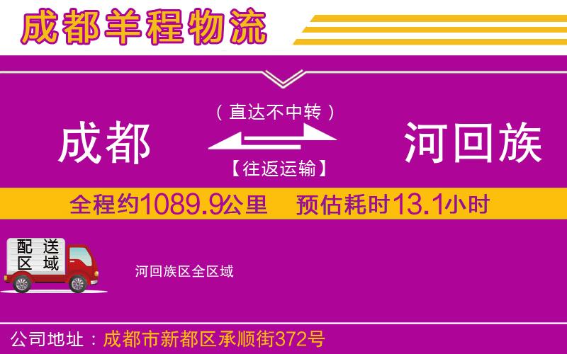 成都到瀍河回族區(qū)專線