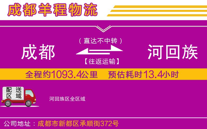 成都到瀍河回族區(qū)物流專線