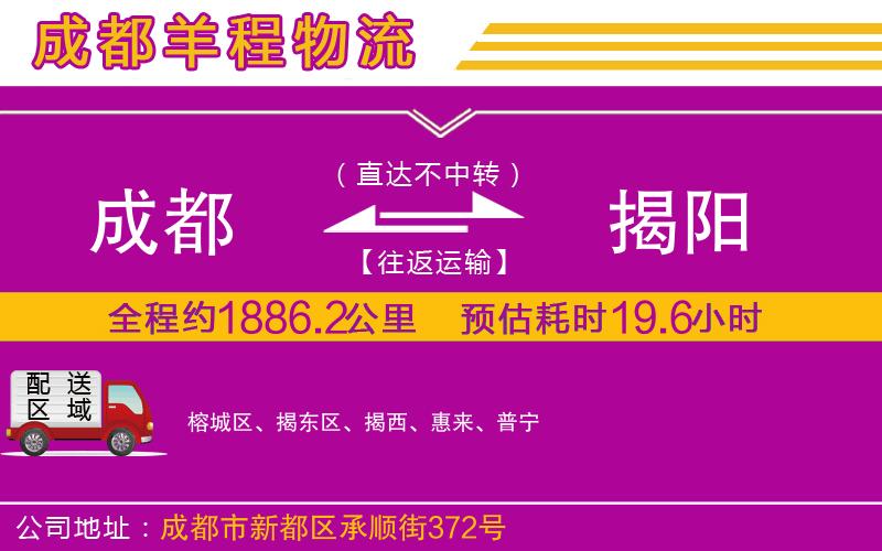 成都到揭陽(yáng)貨運(yùn)