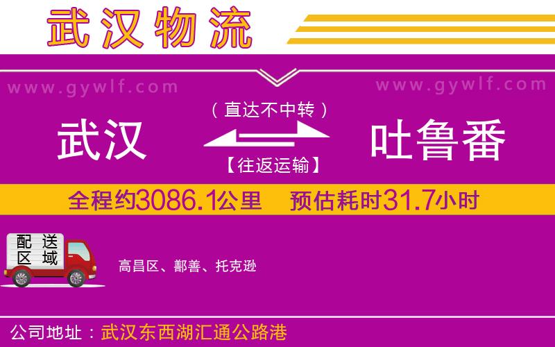 武漢到吐魯番物流公司