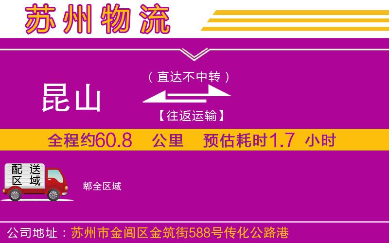 昆山到郫物流公司