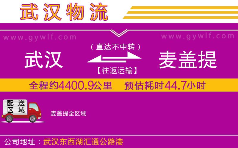 武漢到麥蓋提貨運(yùn)公司