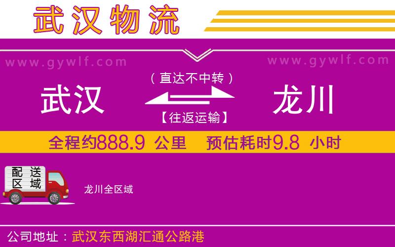 武漢到龍川物流專線