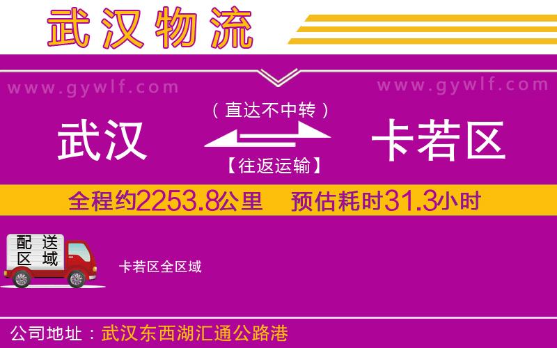 武漢到卡若區(qū)物流公司