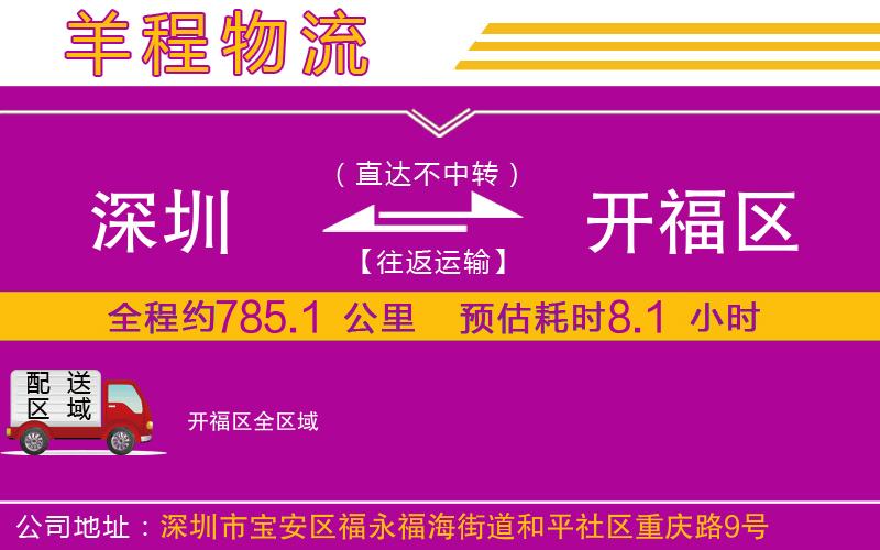 深圳到開福區(qū)物流公司