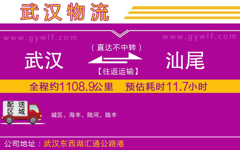 武漢到汕尾物流公司