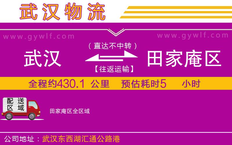 武漢到田家庵區(qū)物流公司
