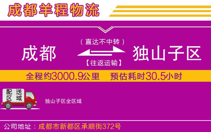 成都發(fā)獨山子區(qū)貨運公司