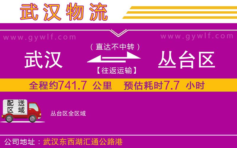 武漢到叢臺(tái)區(qū)物流專線