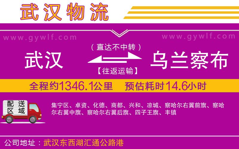 武漢到烏蘭察布物流專線
