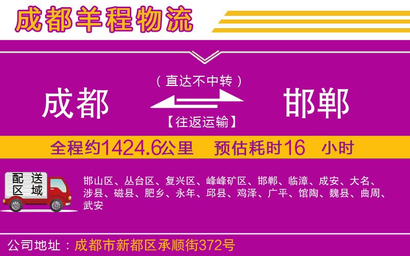 成都至邯鄲專線