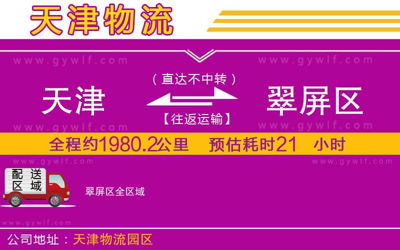 天津到翠屏區(qū)物流公司