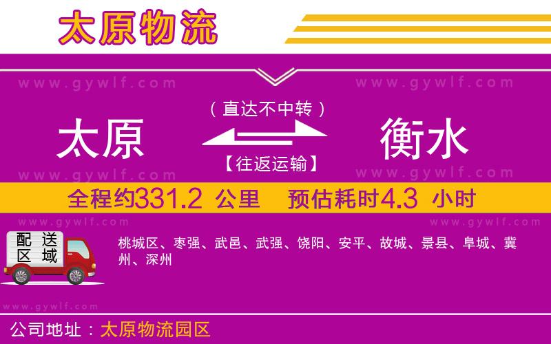 太原到衡水物流公司