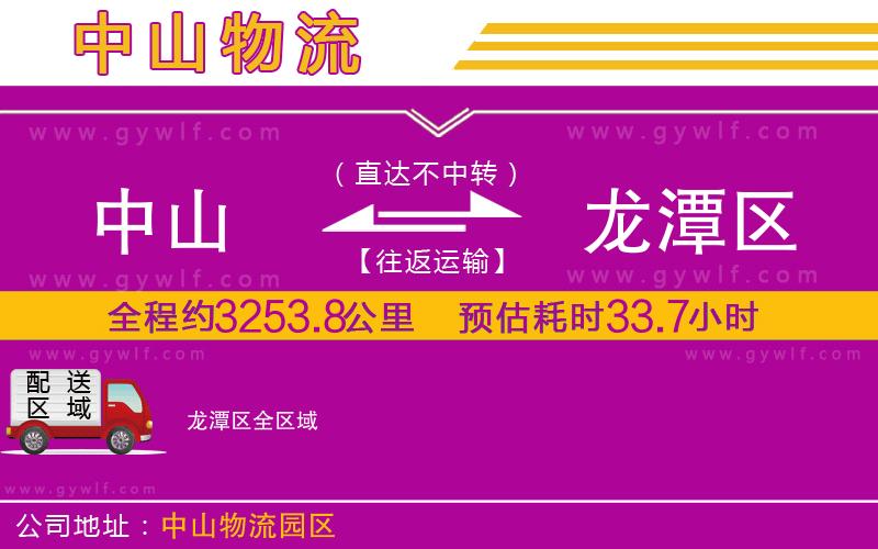 中山到龍?zhí)秴^(qū)物流公司