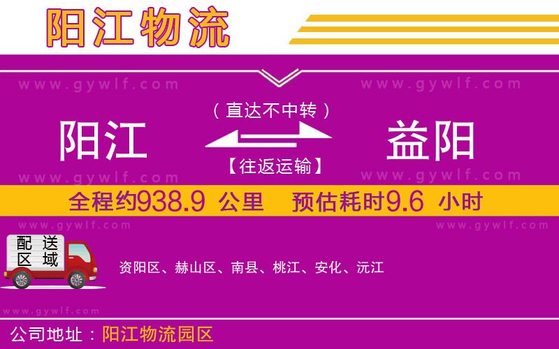 陽(yáng)江到益陽(yáng)物流公司