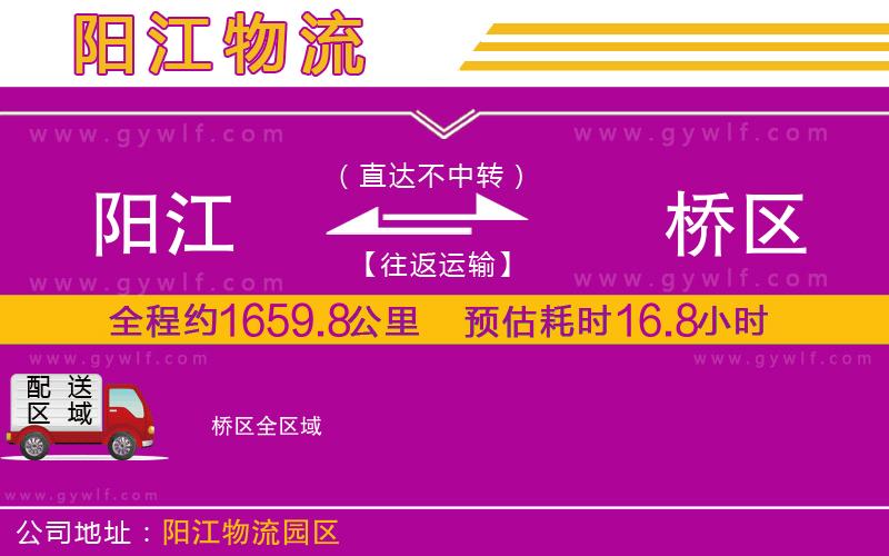 陽(yáng)江到埇橋區(qū)物流公司