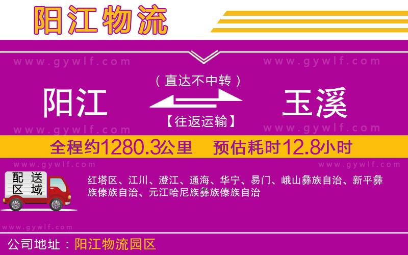 陽(yáng)江到玉溪物流公司