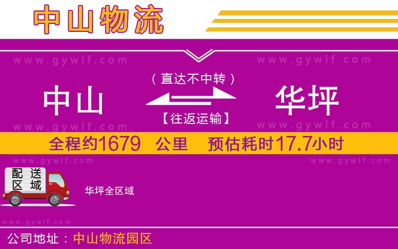 中山到華坪物流公司