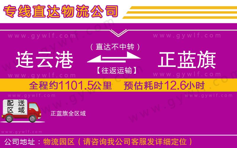 連云港到正藍旗物流公司