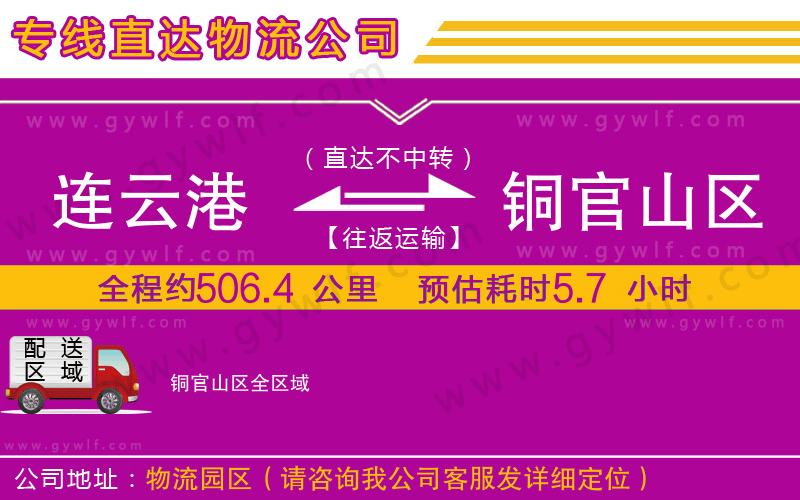 連云港到銅官山區(qū)物流公司