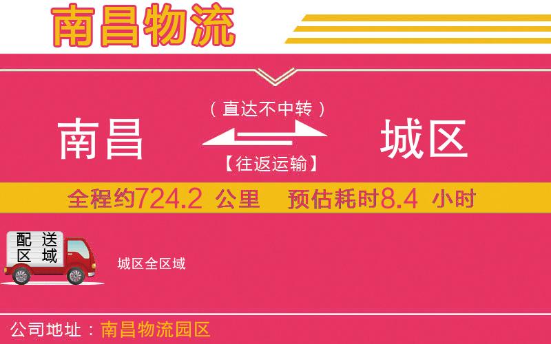 南昌到城區(qū)物流公司