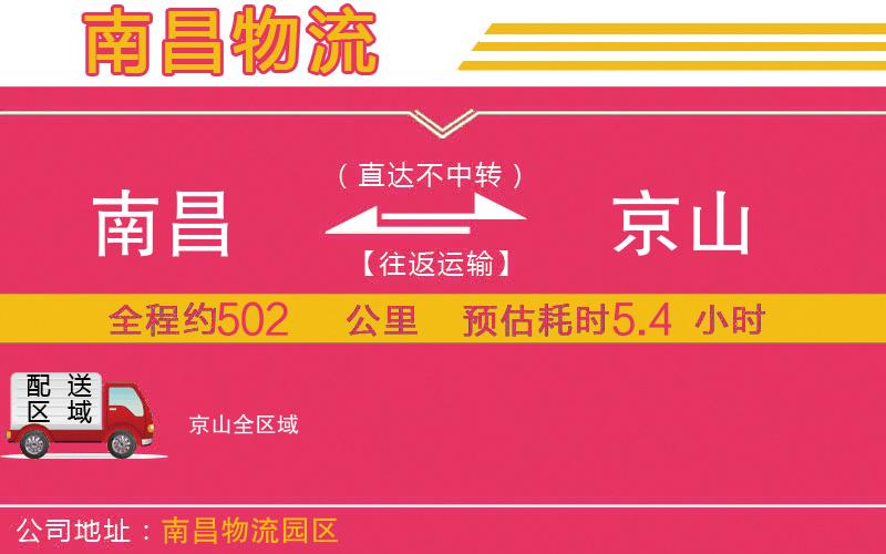 南昌到京山物流公司