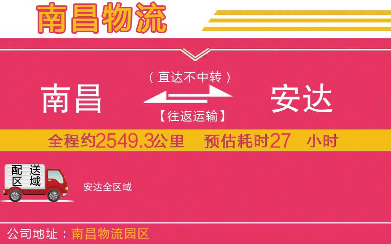 南昌到安達(dá)物流公司