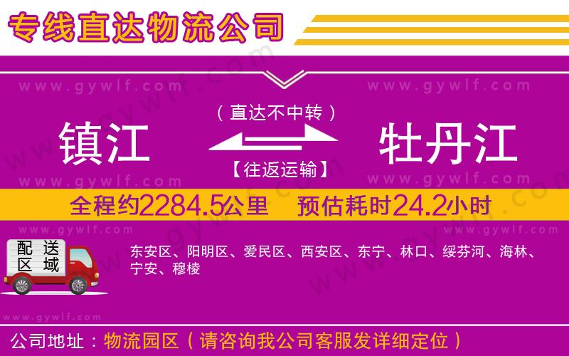 鎮(zhèn)江到牡丹江物流公司