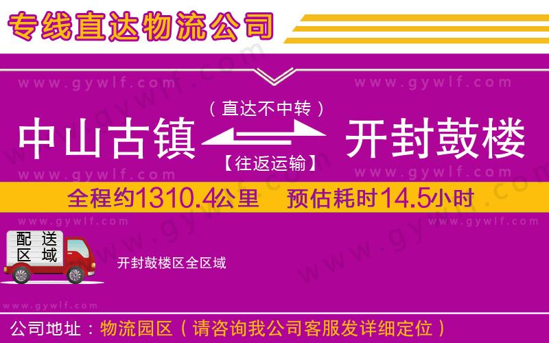 中山古鎮(zhèn)到開(kāi)封鼓樓區(qū)物流公司