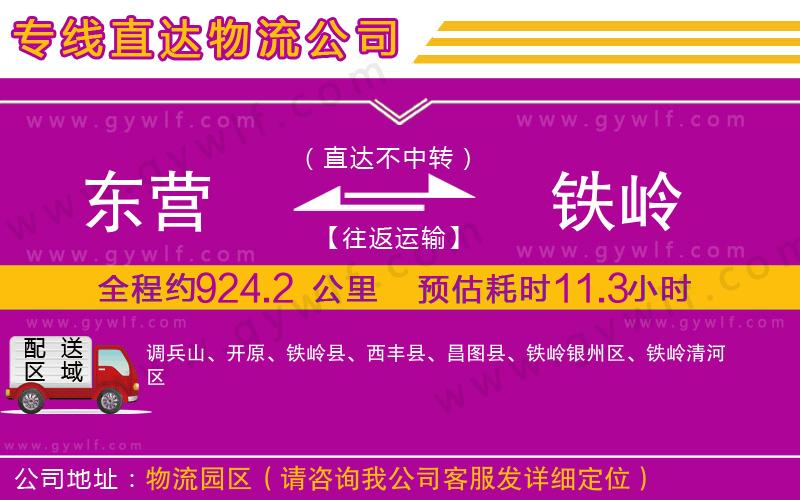 東營(yíng)到鐵嶺物流公司
