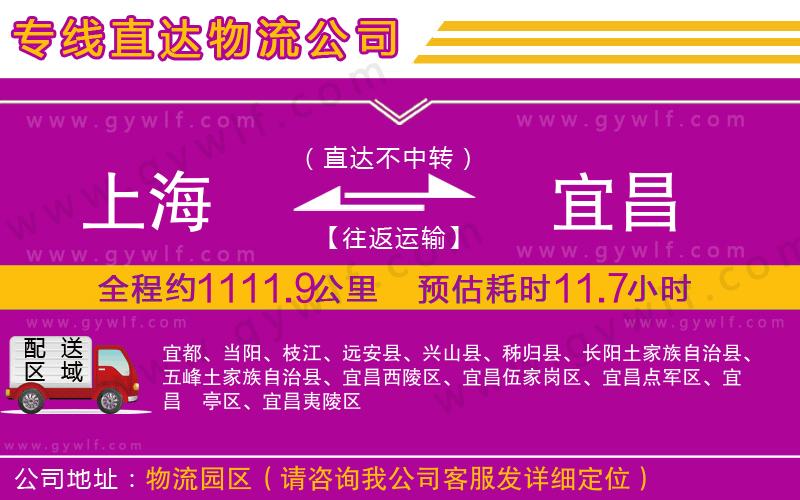 上海到宜昌物流專(zhuān)線