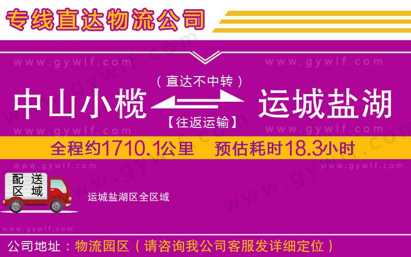 中山小欖到運城鹽湖區(qū)物流公司