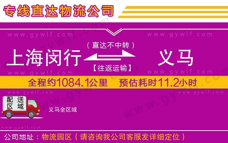 上海閔行區(qū)到義馬物流公司