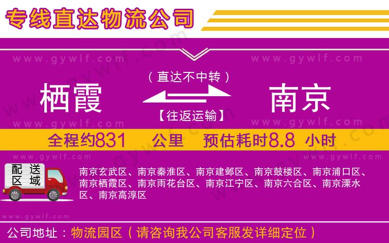 棲霞到南京物流公司