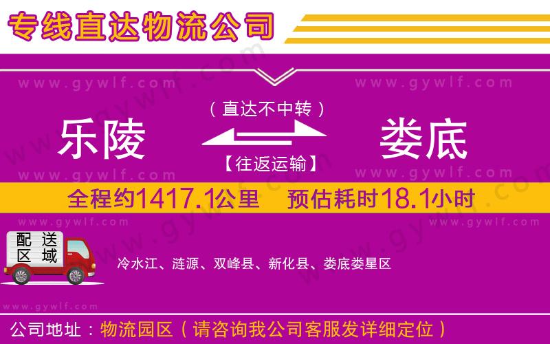 樂陵到婁底物流公司