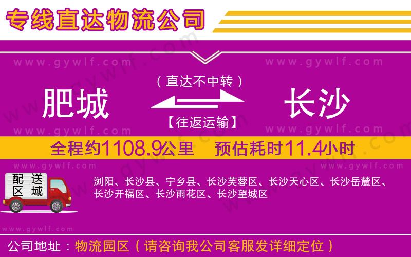 肥城到長(zhǎng)沙物流公司